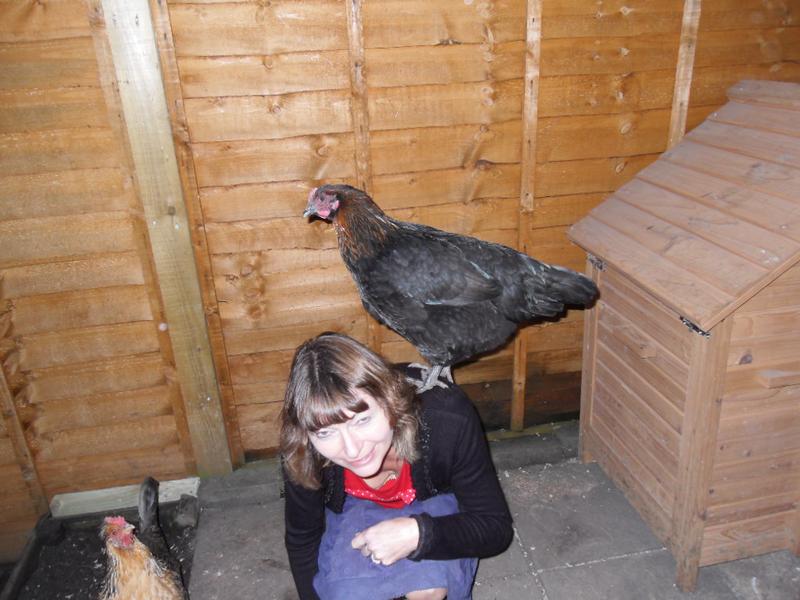 Treacle likes to get on to my shoulder