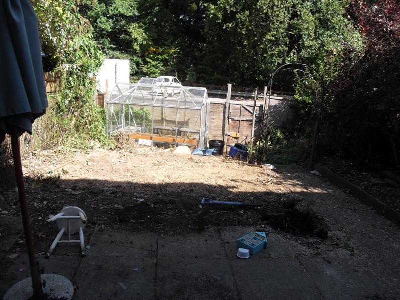 The garden is now cleared
