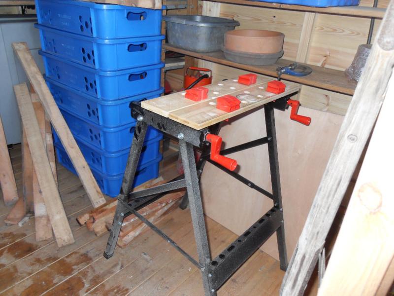 An inexspensive work bench to help with building the proper work bench